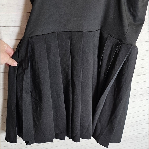 ALTAR'D STATE REVIVAL BLACK ROMPER DRESS W SHORTS, SZ LARGE - Picture 4 of 12